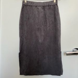 Brand new Aritzia suede skirt